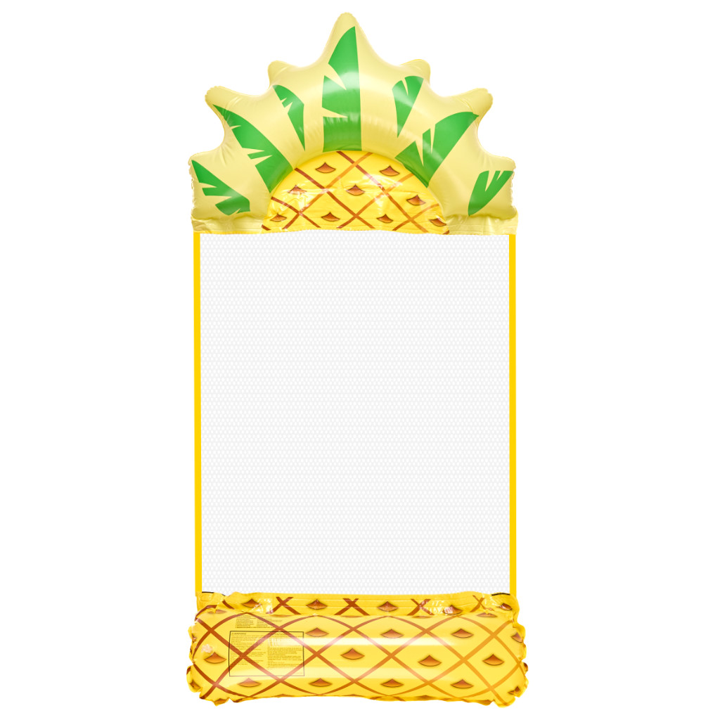 Napuhanac na plažu, madrac s mrežom, ležaljka za vodu, bazen, ananas