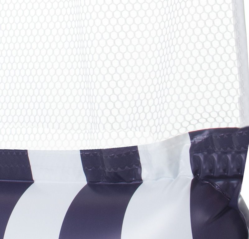 Napuhanac na plažu, madrac s mrežom, ležaljka za vodu, 120x70cm, tamno plavi