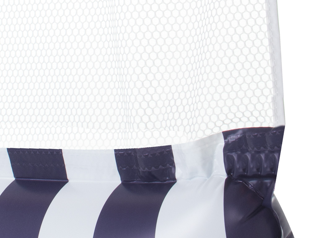 Napuhanac na plažu, madrac s mrežom, ležaljka za vodu, 120x70cm, tamno plavi