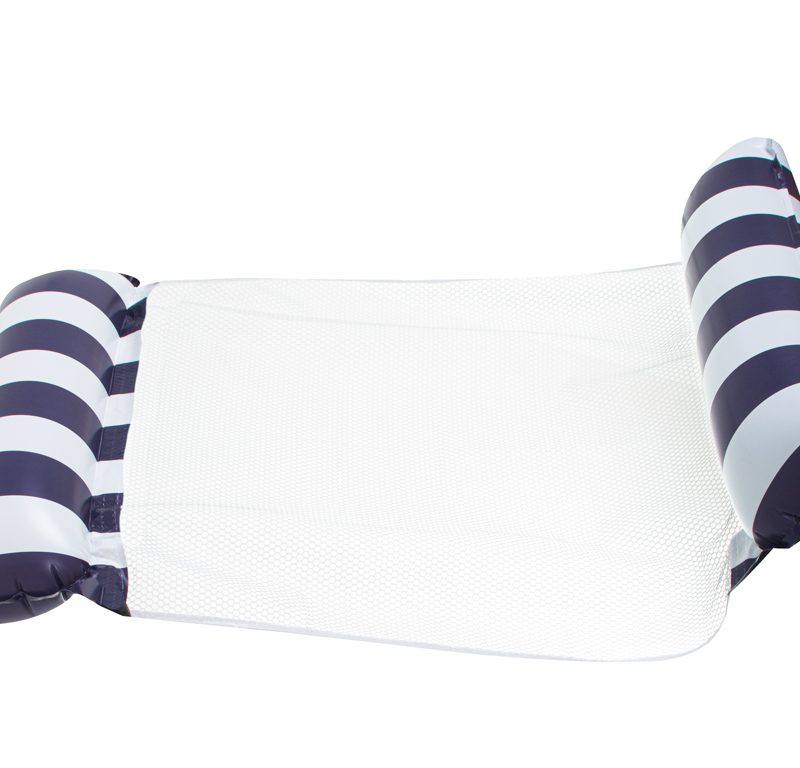 Napuhanac na plažu, madrac s mrežom, ležaljka za vodu, 120x70cm, tamno plavi