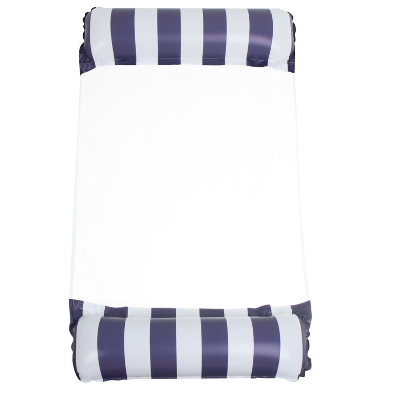 Napuhanac na plažu, madrac s mrežom, ležaljka za vodu, 120x70cm, tamno plavi