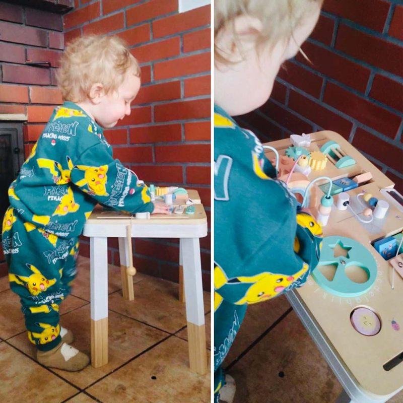 Lulilo montessori šareni manipulativni stol