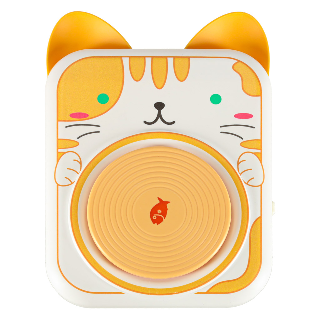 Set lončarskog kotača kreativno, žuta maca