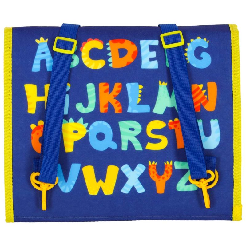 Ploča za senzornu manipulaciju Montessori ruksak plava