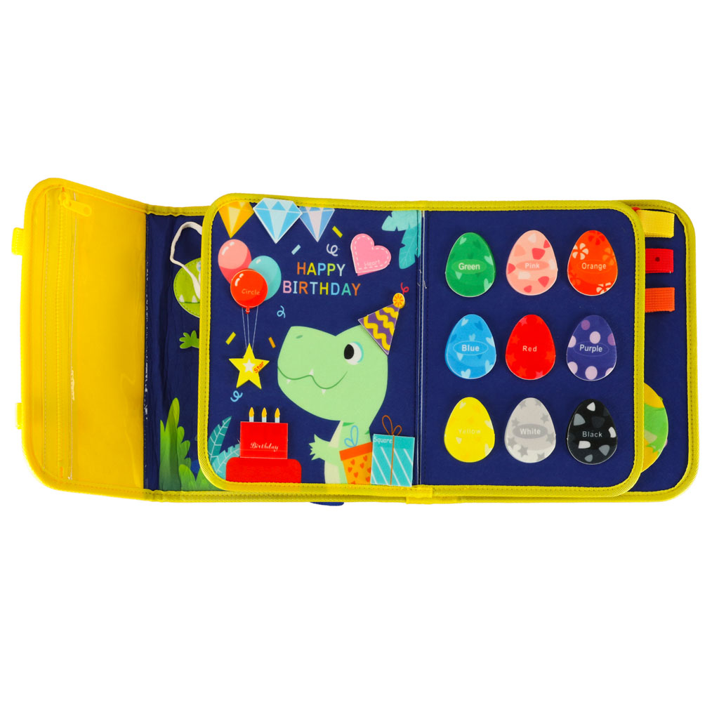 Ploča za senzornu manipulaciju Montessori ruksak plava