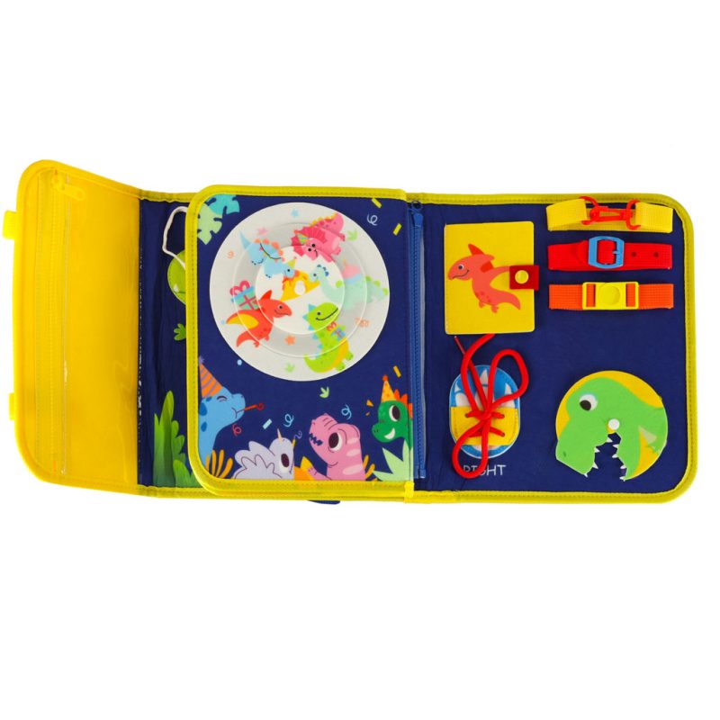 Ploča za senzornu manipulaciju Montessori ruksak plava