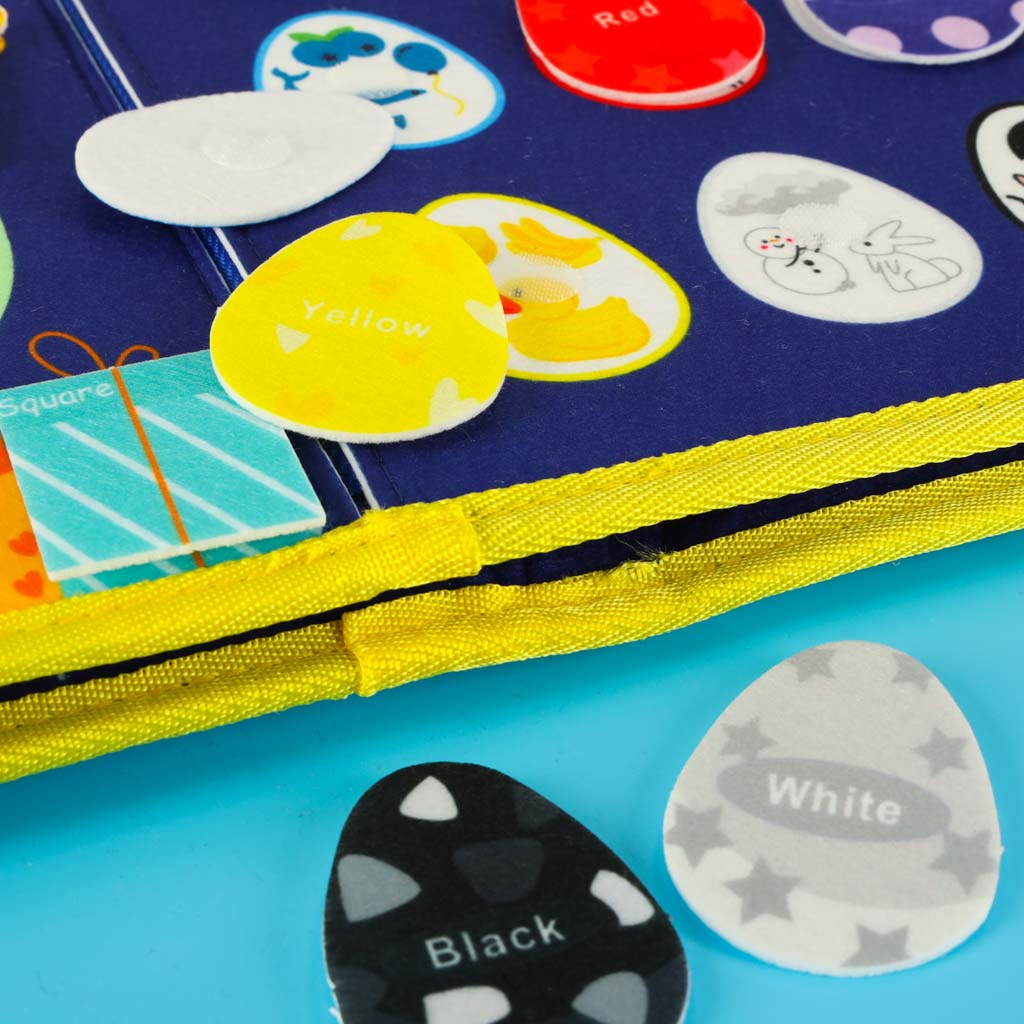 Ploča za senzornu manipulaciju Montessori ruksak plava