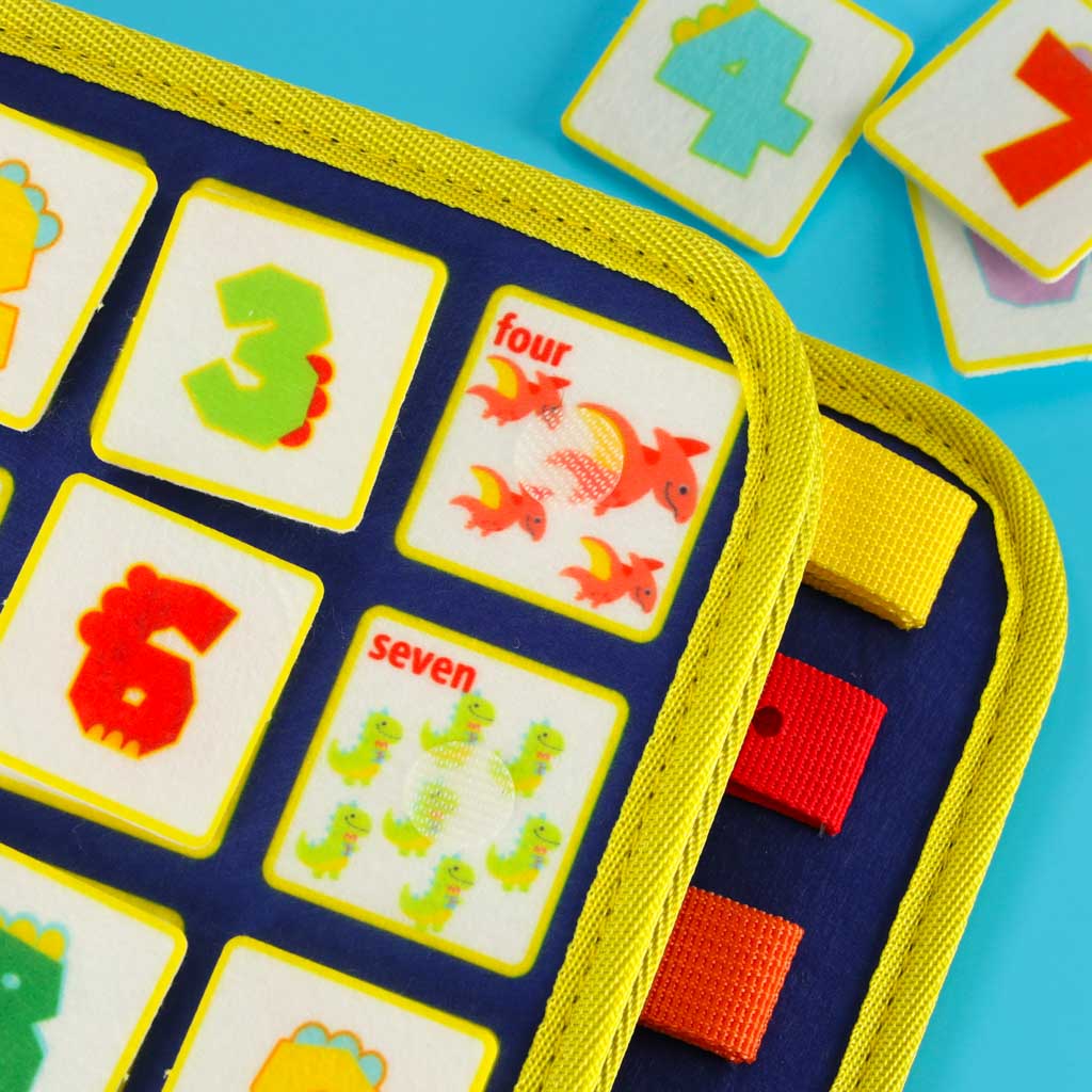 Ploča za senzornu manipulaciju Montessori ruksak plava