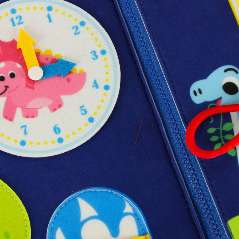 Ploča za senzornu manipulaciju Montessori ruksak plava