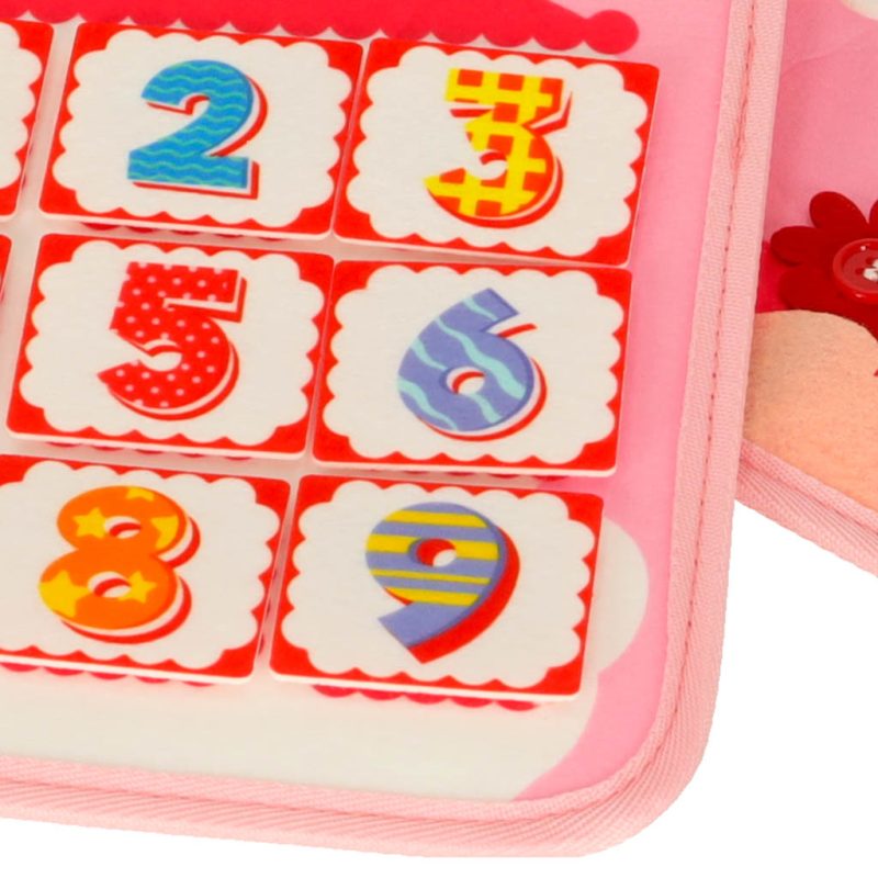 Ploča za senzornu manipulaciju Montessori ruksak roza