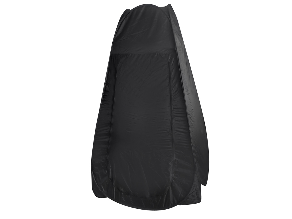 Šator tuš kabina za presvlačenje prijenosni WC crni