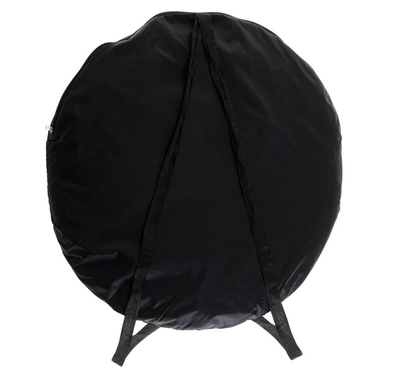 Šator tuš kabina za presvlačenje prijenosni WC crni