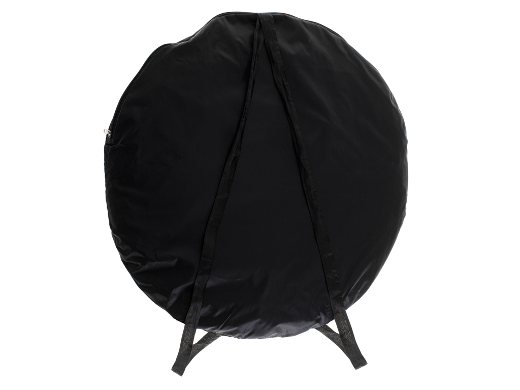 Šator tuš kabina za presvlačenje prijenosni WC crni