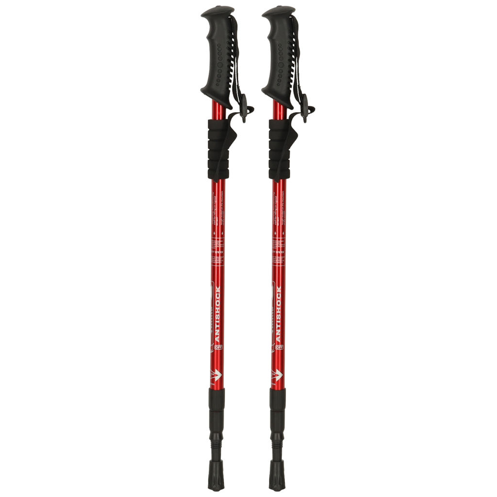 Trekking-poles-for-Nordic-walking-folding-2-pieces-red-172813 Štapovi za planinarenje za nordijsko hodanje, sklopivi, 2 komada, crveni