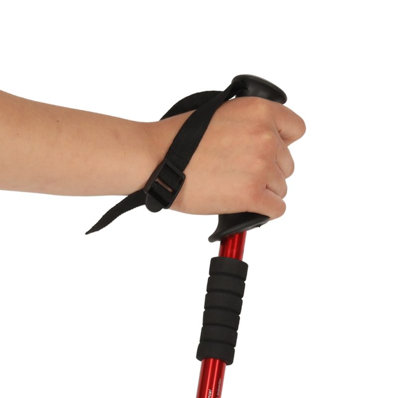 Trekking-poles-for-Nordic-walking-folding-2-pieces-red-172814 Štapovi za planinarenje za nordijsko hodanje, sklopivi, 2 komada, crveni