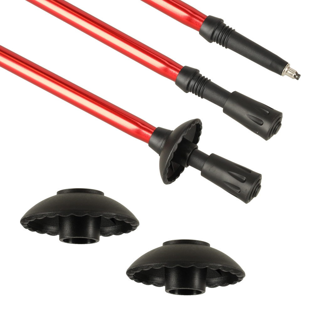 Trekking-poles-for-Nordic-walking-folding-2-pieces-red-172815 Štapovi za planinarenje za nordijsko hodanje, sklopivi, 2 komada, crveni