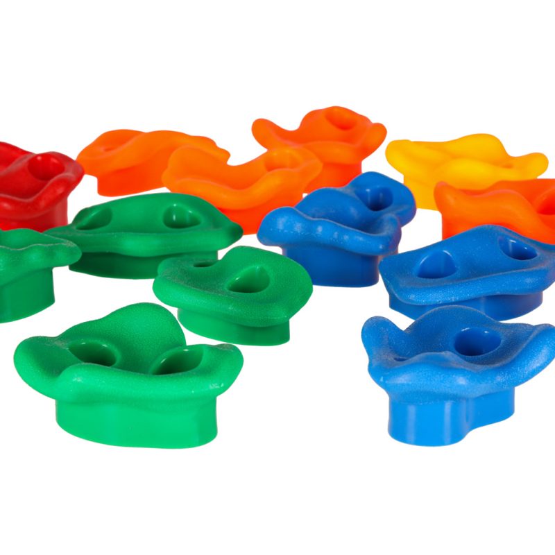 Kamenje za penjanje za djecu, šareno, 20 kom + vijci 2