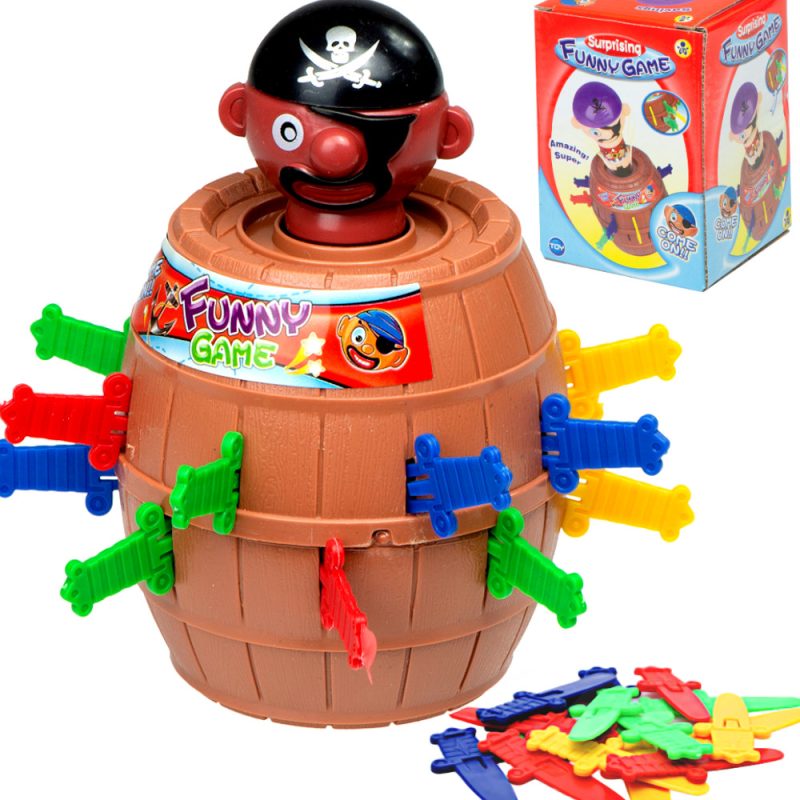 Luda arkadna igra s gusarskom bačvom Ubodi gusara 9 x 9 x 12,5 cm