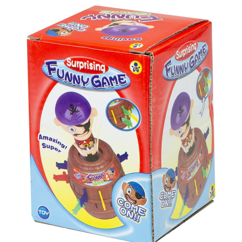 Luda arkadna igra s gusarskom bačvom Ubodi gusara 9 x 9 x 12,5 cm