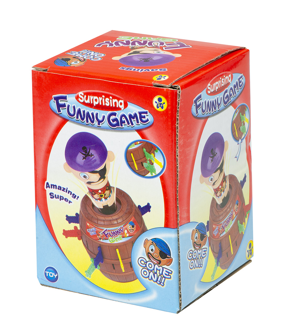 Luda arkadna igra s gusarskom bačvom Ubodi gusara 9 x 9 x 12,5 cm