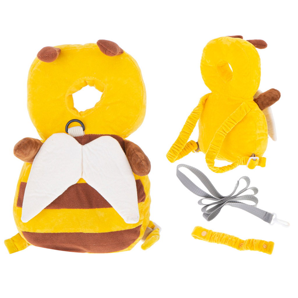 Head-protection-cushion-for-learning-to-walk-backpack-fall-safety-bee-166694 Zaštitni jastuk za glavu za učenje hodanja, ruksak, zaštita od pada, pčela žuta