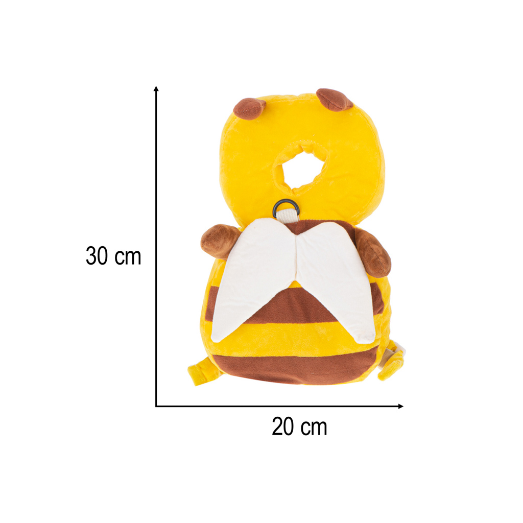 Head-protection-cushion-for-learning-to-walk-backpack-fall-safety-bee-166697 Zaštitni jastuk za glavu za učenje hodanja, ruksak, zaštita od pada, pčela žuta