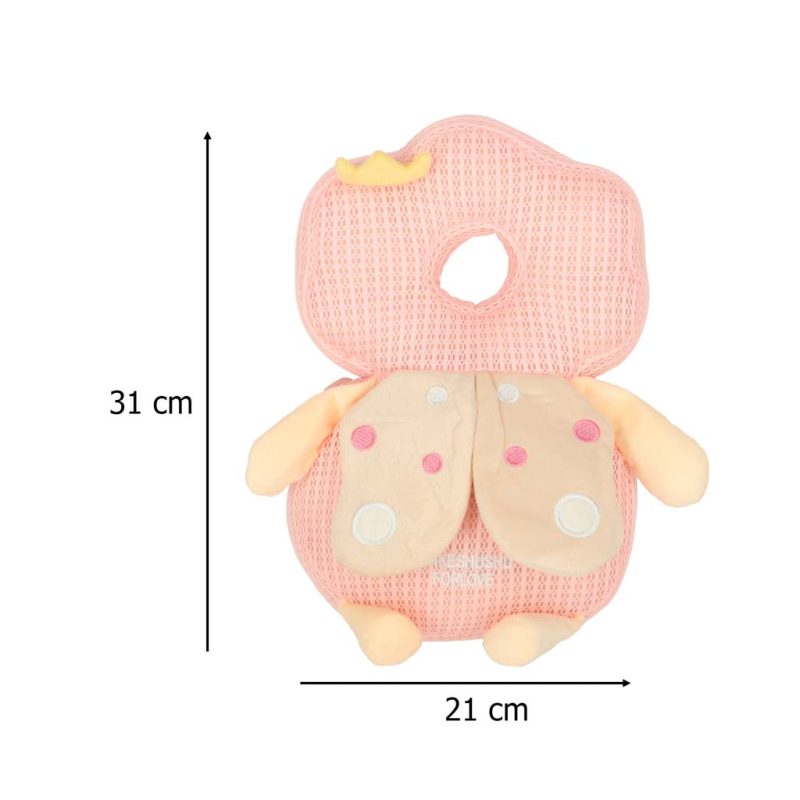 Jastuk za zaštitu glave za učenje hodanja, ruksak, sigurnost pri padu, roza