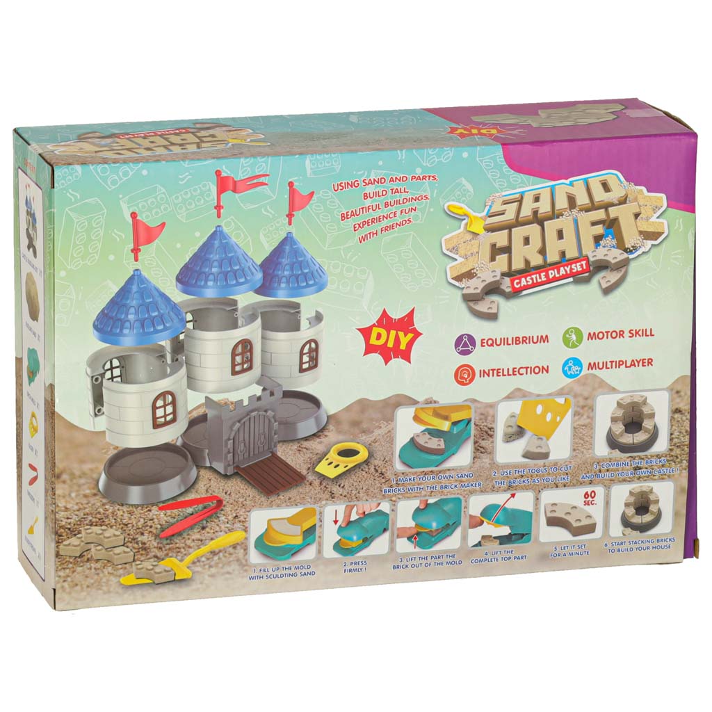 Kinetički pijesak za djecu, kreativni set za dvorac, 750 g 1