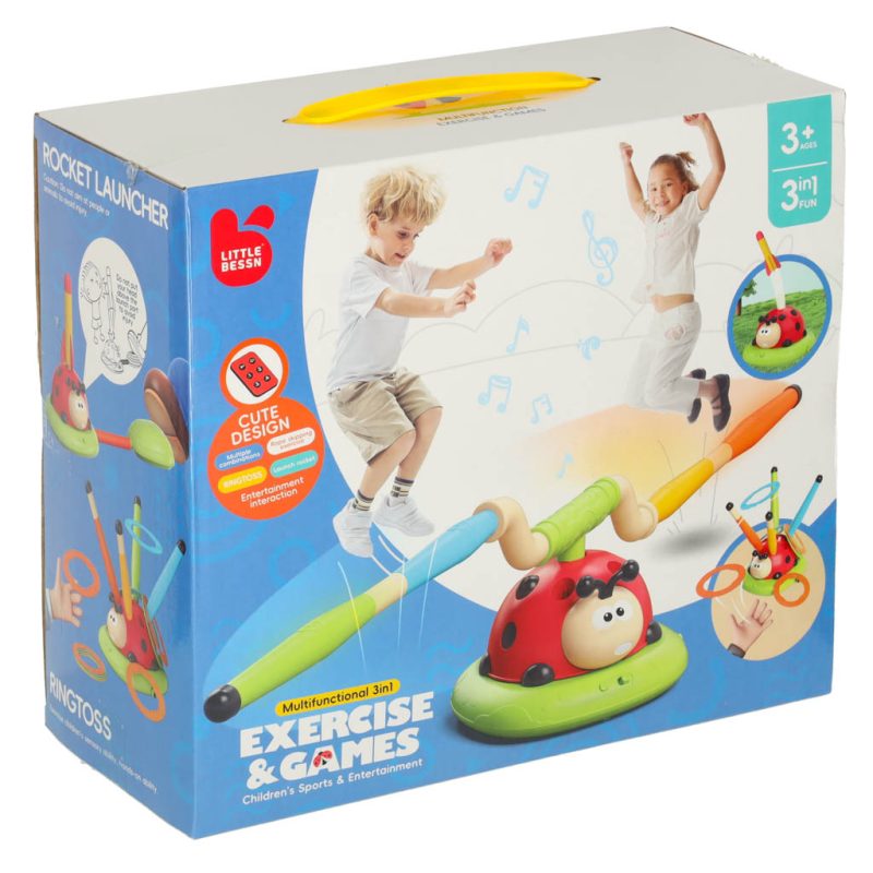 Sports-dexterity-game-for-children-jumping-rope-target-throw-ladybird-launcher-3in1-171701 Sportska igra spretnosti za djecu, vijača za bacanje mete preko užeta, 3 u 1