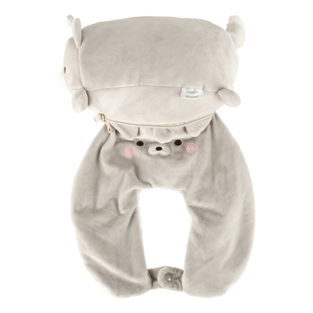 Putni jastuk 2u1 za vrat za automobil, avion, maca