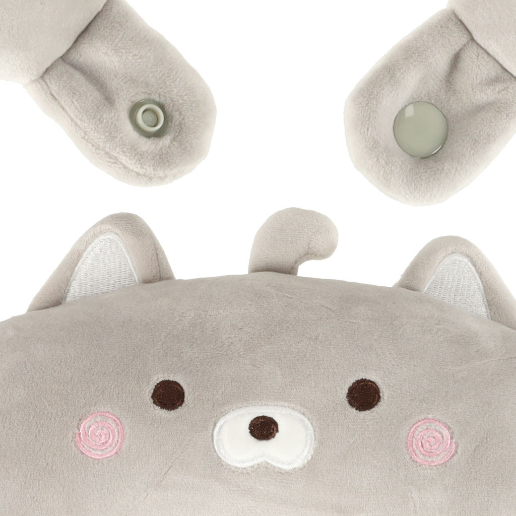 Putni jastuk 2u1 za vrat za automobil, avion, maca