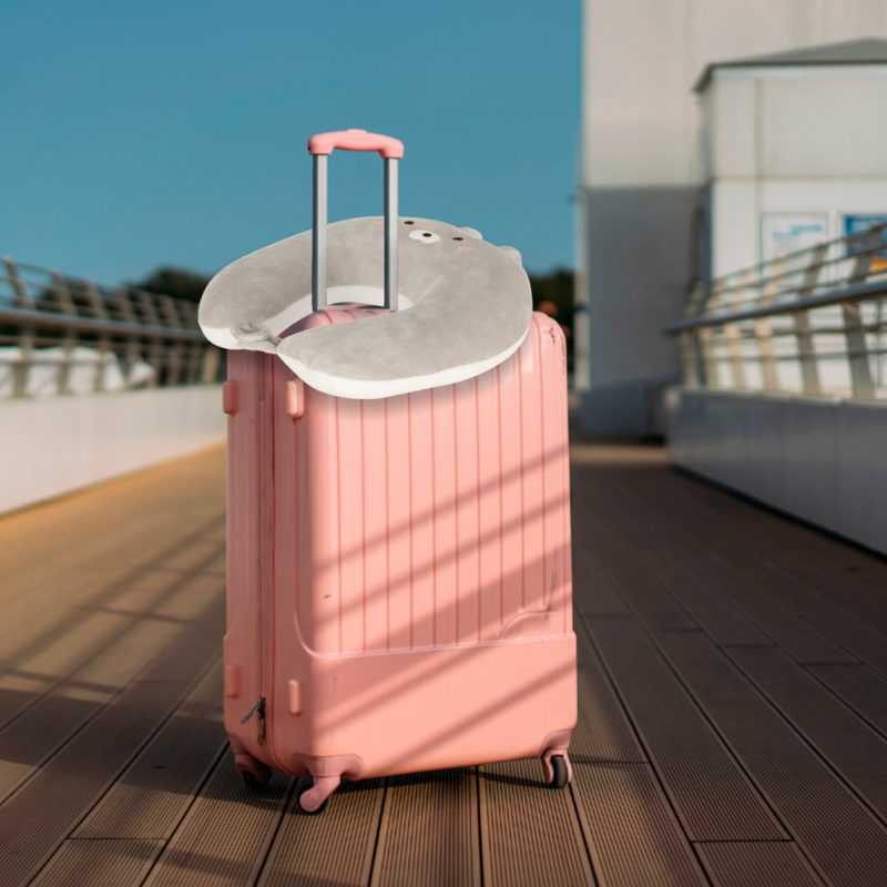 Putni jastuk 2u1 za vrat za automobil, avion, maca