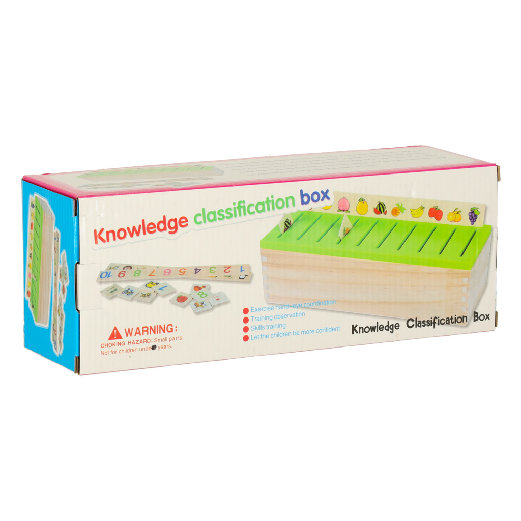 Drvena slagalica za razvrstavanje sa slikama