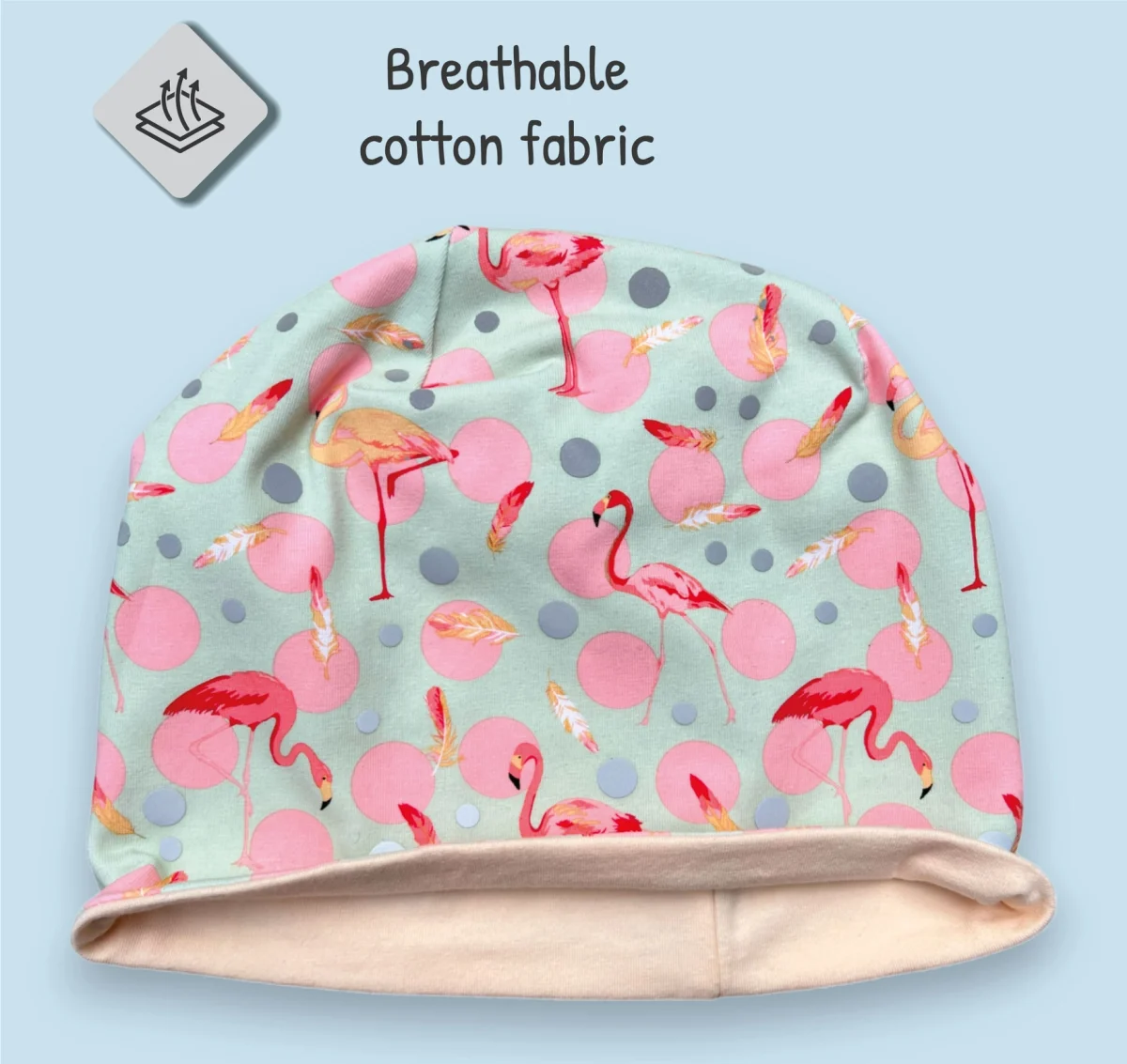 Reflektirajuća kapa s 360° reflektirajućim šalom - Flamingo