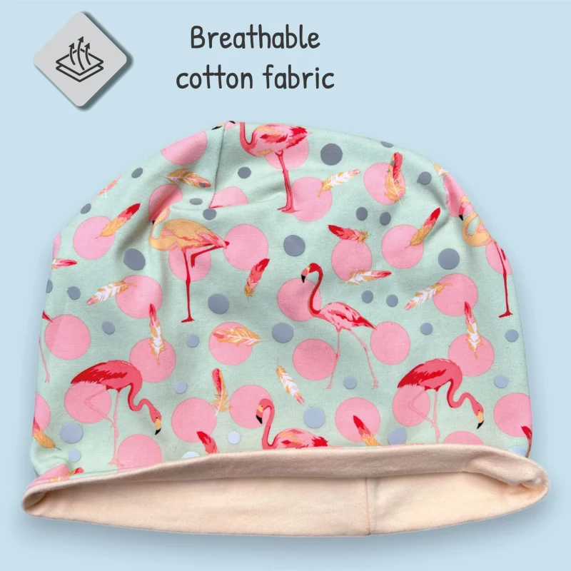 Reflektirajuća kapa s 360° reflektirajućim šalom - Flamingo