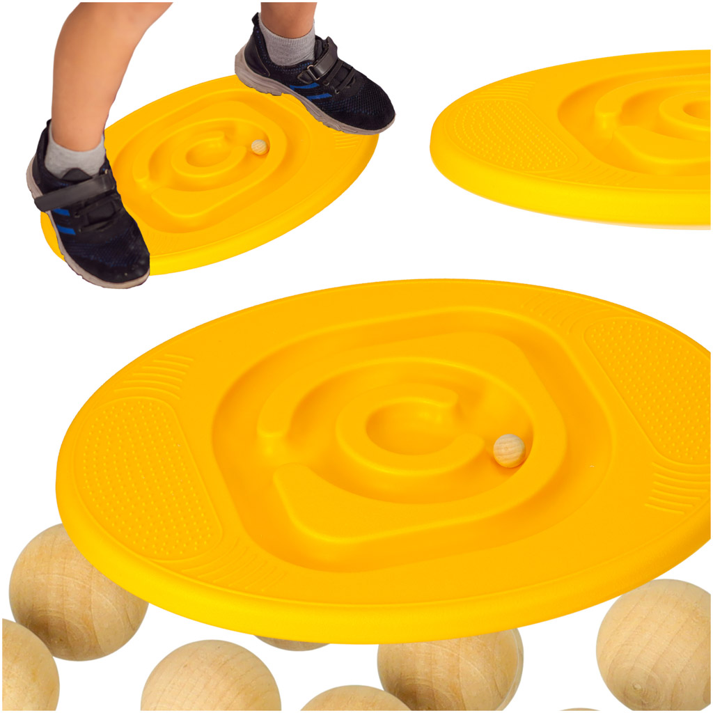 Balance-board-with-ball-maze-for-kids-yellow-163785 Balans ploča za ravnotežu s labirintom s lopticama za djecu žuta