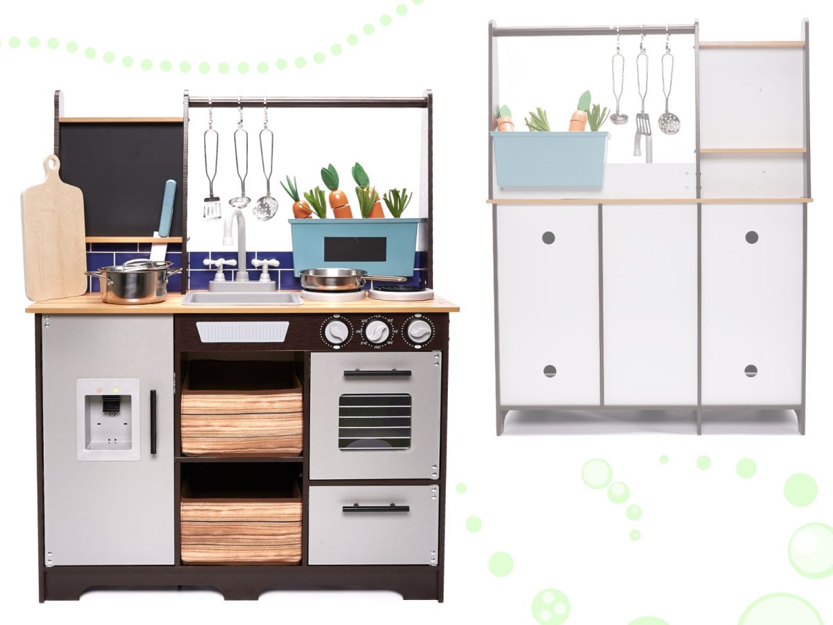 Drvena kuhinja za djecu MDF s dodacima LOFT XXL 96cm