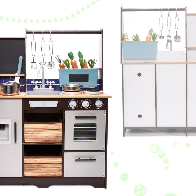 Drvena kuhinja za djecu MDF s dodacima LOFT XXL 96cm
