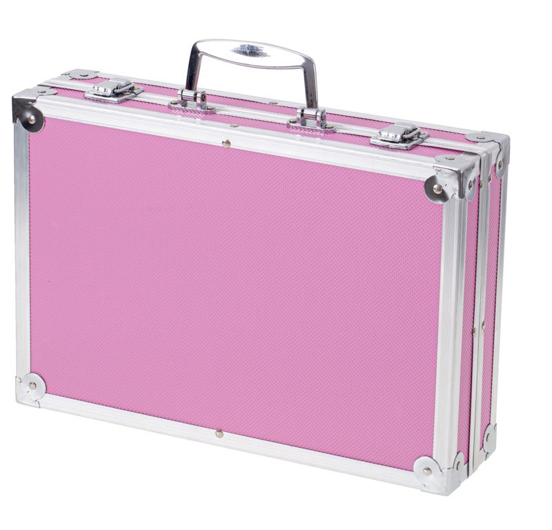 Painting-art-set-in-suitcase-145el-pink-104763 Set za slikanje u koferu 145 el, ružičaste boje