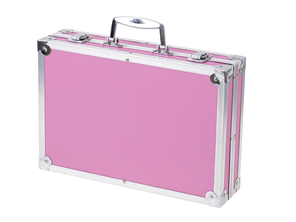 Painting-art-set-in-suitcase-145el-pink-104763 Set za slikanje u koferu 145 el, ružičaste boje