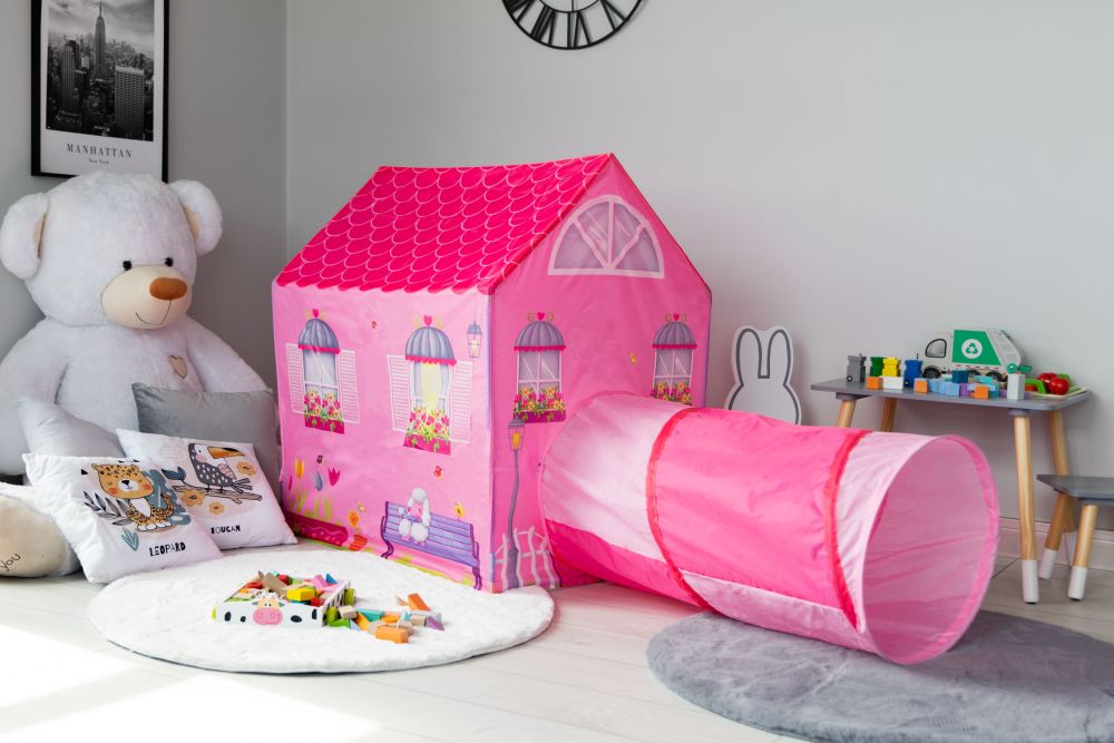 Šatorska kućica s tunelskim šatorom, dječjim igralištem IPLAY