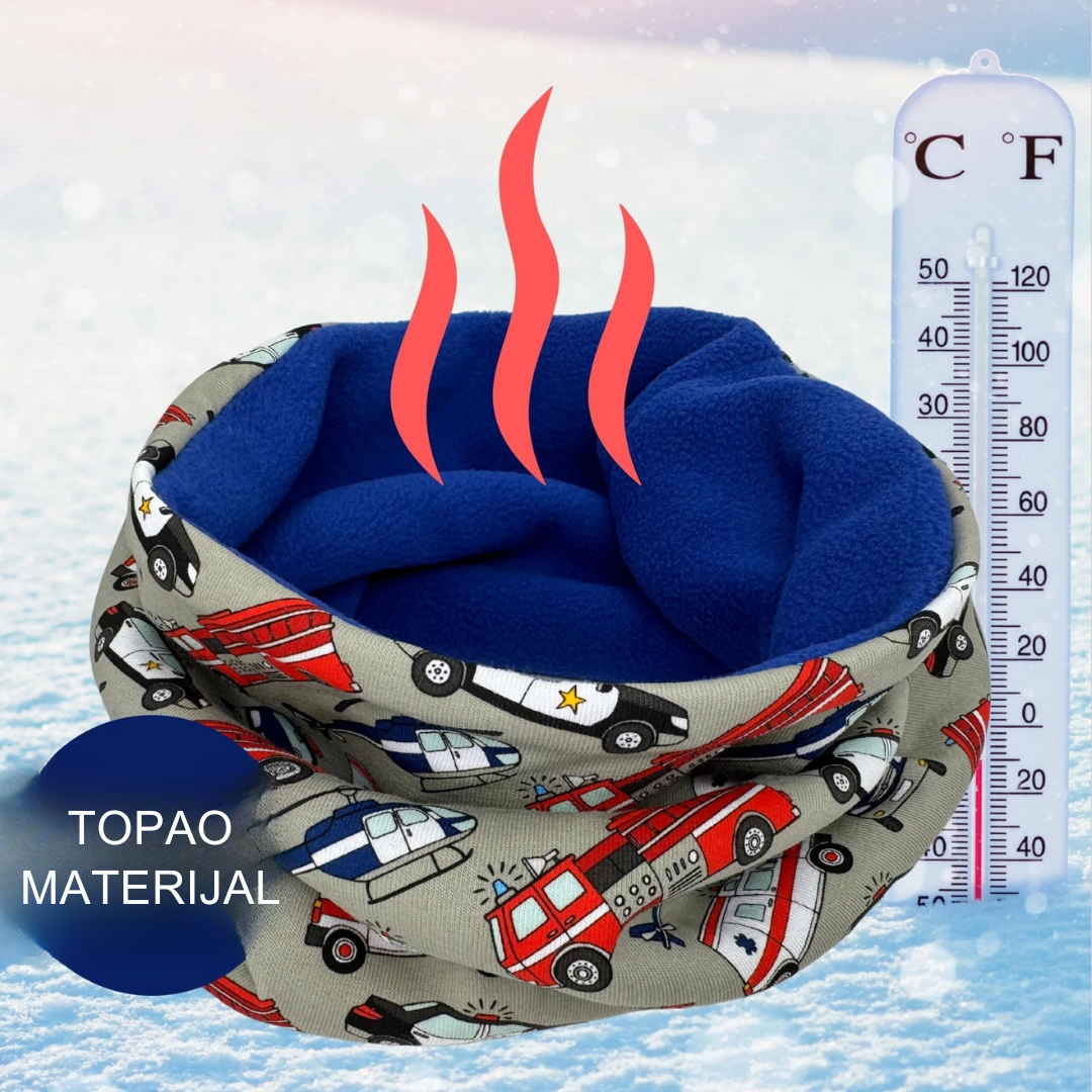 Dječja kapa i šal - Vozila hitne pomoći 3