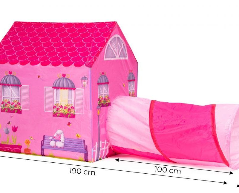 Šatorska kućica s tunelskim šatorom, dječjim igralištem IPLAY
