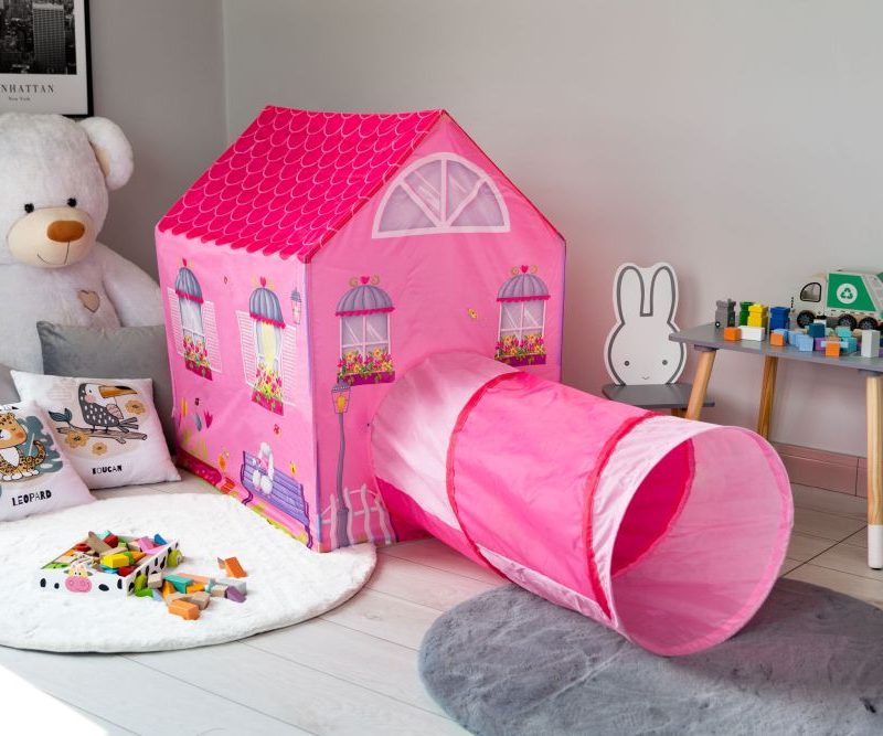 Šatorska kućica s tunelskim šatorom, dječjim igralištem IPLAY