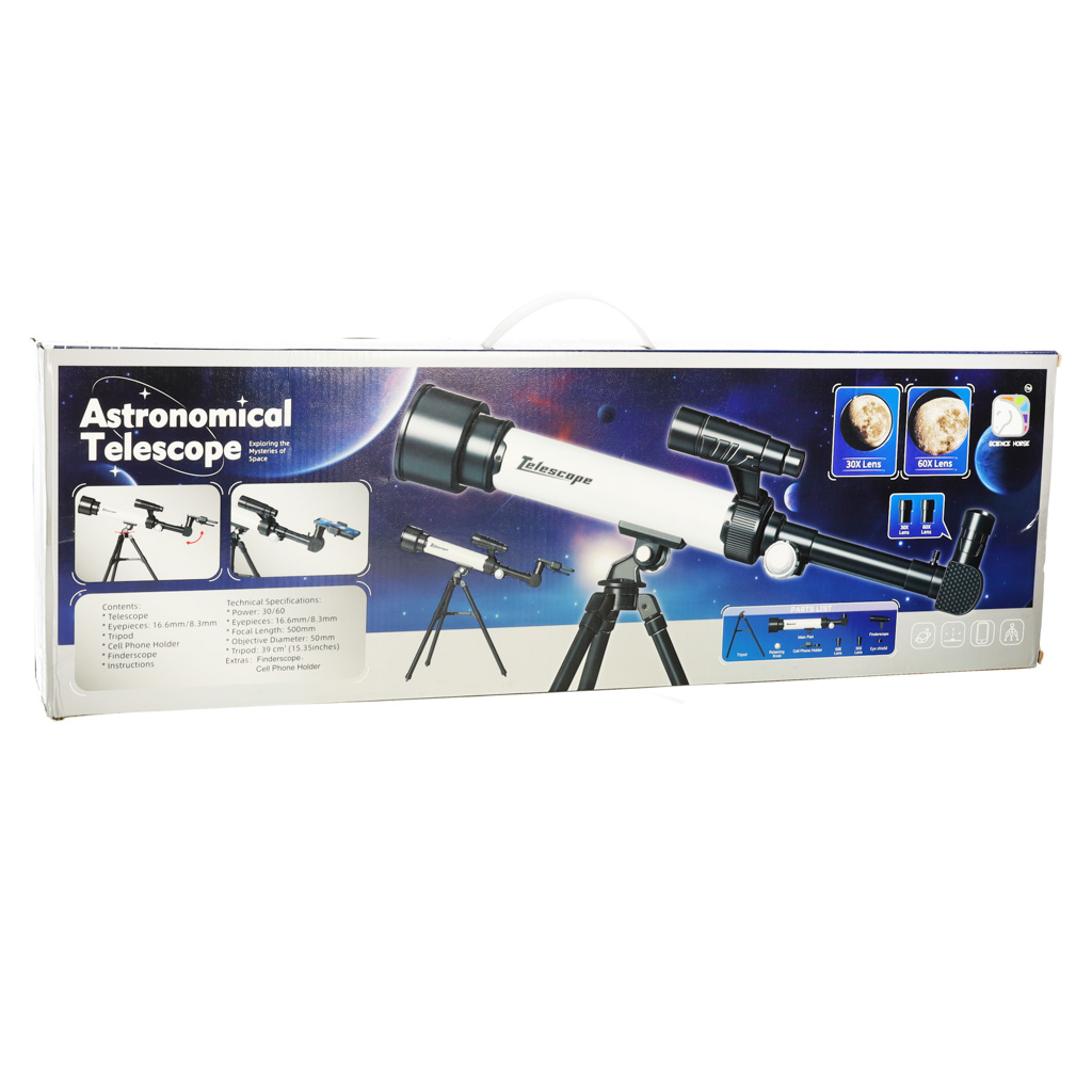 Astronomski teleskop za promatranje za djecu sa stativom 30x 60x 11