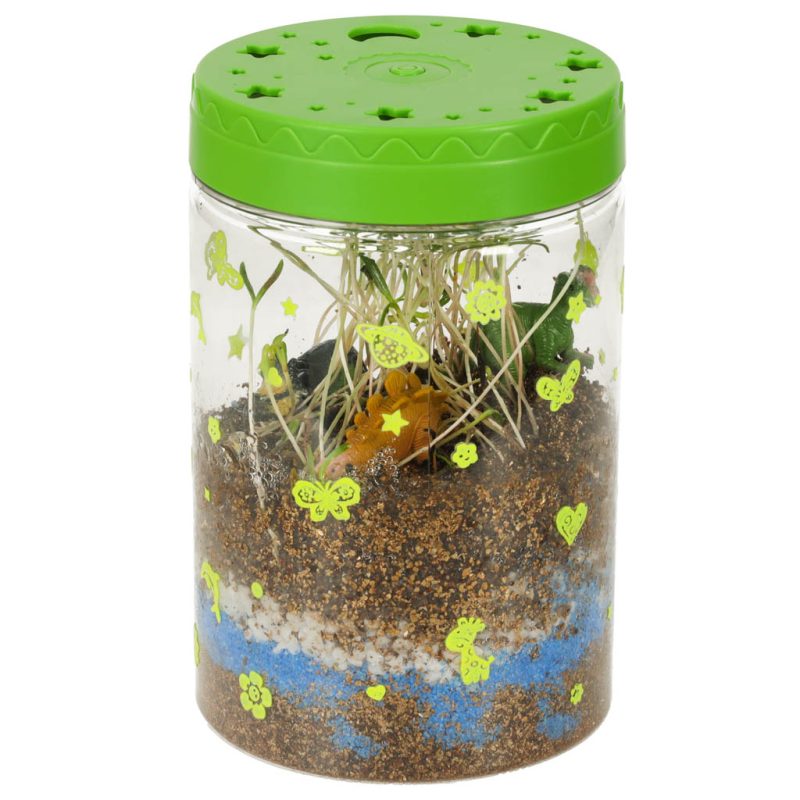 Terarij s farmom dinosaura, projektor i LED noćnim svjetlom