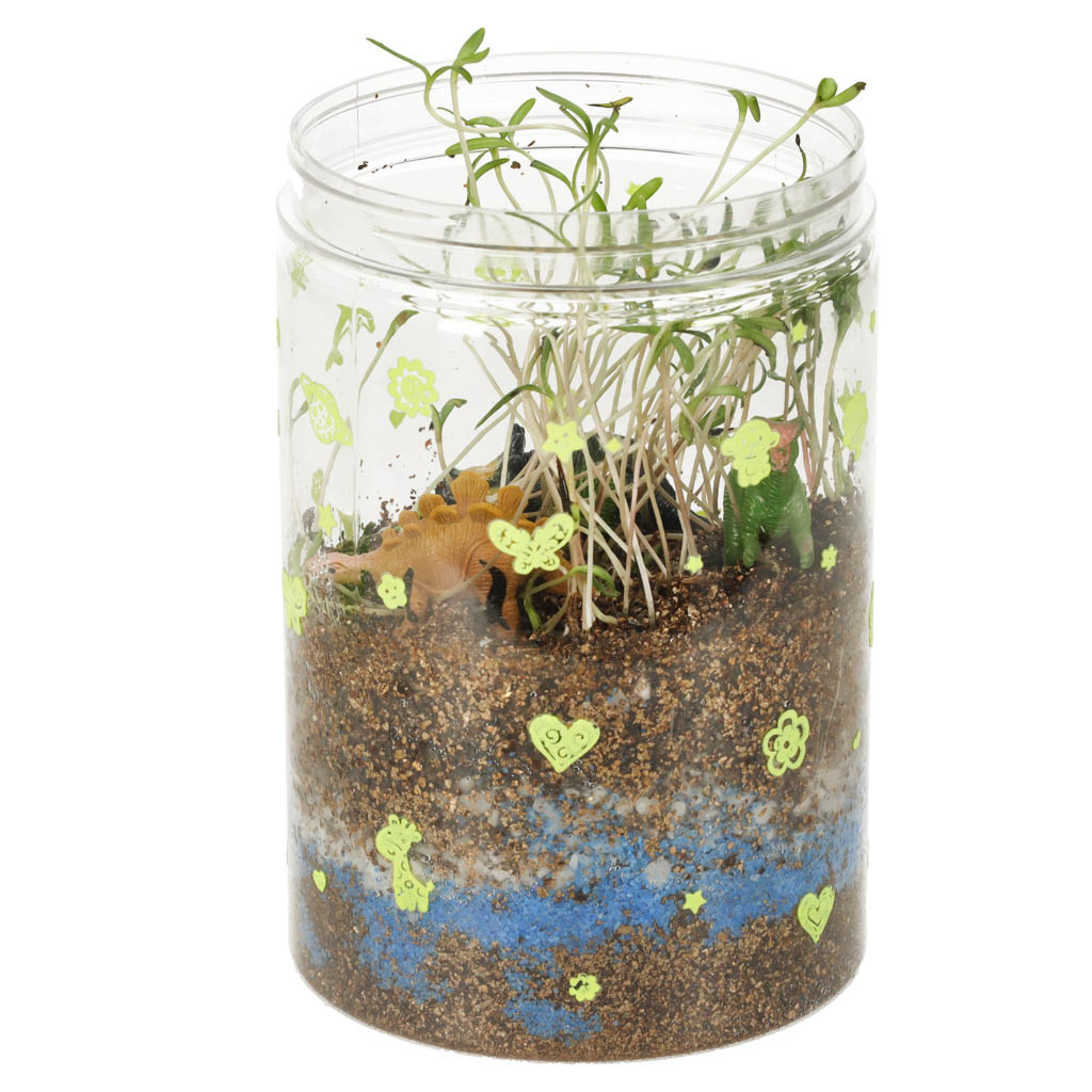 Terarij s farmom dinosaura, projektor i LED noćnim svjetlom