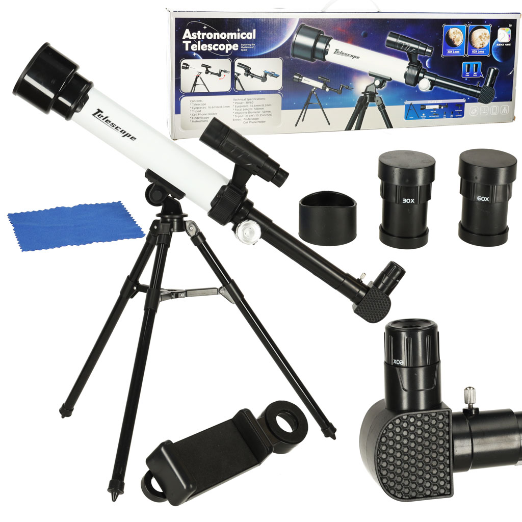 Astronomski teleskop za promatranje za djecu sa stativom 30x 60x
