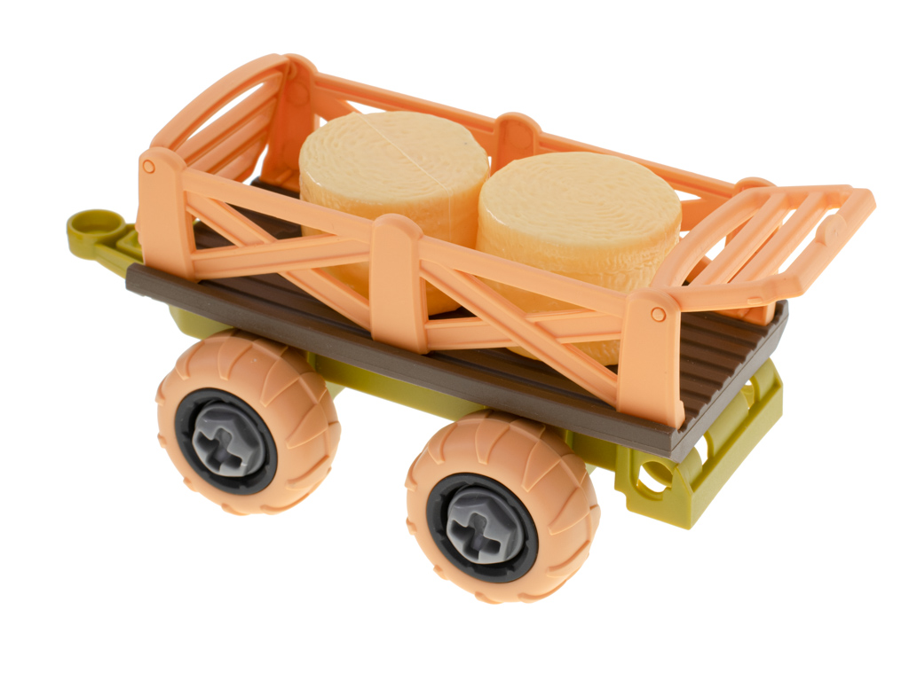 Farm-farm-twist-tractor-104839 Poljoprivredni traktor s prikolicom i životinjama, odvijač