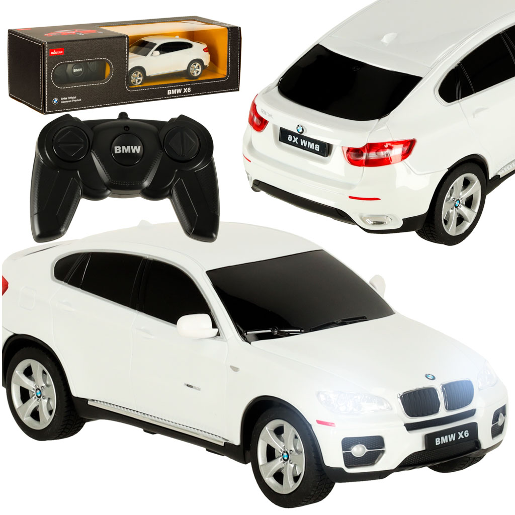 RC automobil Rastar 31700 BMW X6 1:24 bijeli